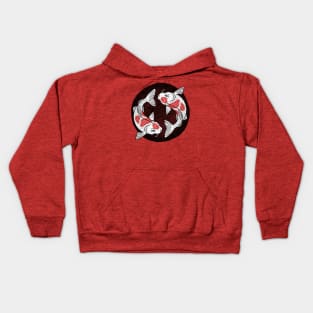 japanese koi fish Kids Hoodie